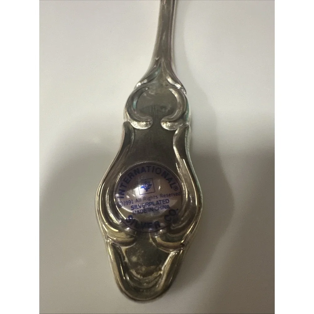 Wm Rogers Silver Plated Merry Christmas Pie Cake‎ Server Serving Trowel Vtg 1996